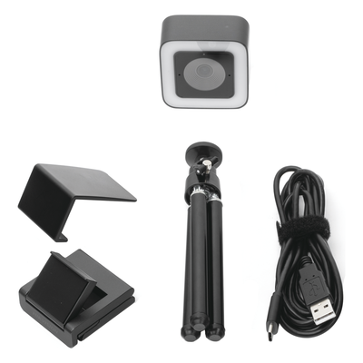 Cámara Web / Full HD 1080p / Aro de Luz 5 Niveles / Gran Angular 87° / Micrófono con Reducción de Ruido / USB 2.0 / Cable 2 m (6.56 ft) / Plug-and-Play - Image 6