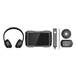 Detector Acústico de Fugas / Pantalla Táctil 7″ 1024×600 / Frecuencia 150-7500 Hz / 4 Filtros Digitales / IP66/IP54 / Autonomía 11 h