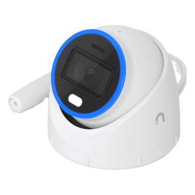Cámara IP Turret / 4K 8 Megapixel / Ángulo Ultra-Ancho 109.9° / IR 40 m (131.2 ft) / AI Reconocimiento Facial y de Matrículas / LED Visión Nocturna a Color / Audio Bidireccional / IP66 IK08 / PoE+ - Image 4