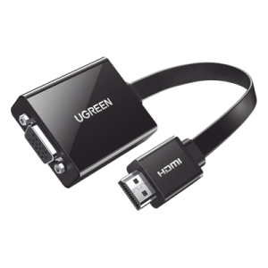 Adaptador HDMI a VGA / 1080P@60Hz / Audio 3.5mm / Alimentación Micro USB / Cable 0.82 ft / Plug & Play Adaptador HDMI a VGA / 1080P@60Hz / Audio 3.5mm / Alimentación Micro USB / Cable 0.82 ft / Plug & Play