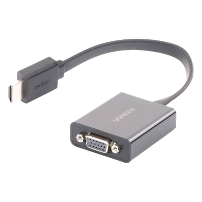 Adaptador HDMI a VGA / 1080P@60Hz / Audio 3.5mm / Alimentación Micro USB / Cable 0.82 ft / Plug & Play - Image 4