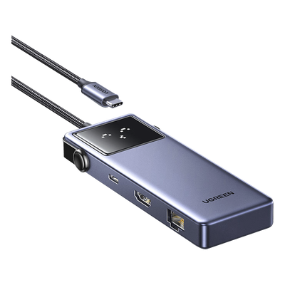 Hub USB-C 7 en 1 / HDMI 4K 60Hz / 2x USB-A 3.0 + USB-C 3.0 + USB-A 2.0 / Gigabit Ethernet / PD 100W / Cable 20 cm (0.66 ft) Hub USB-C 7 en 1 / HDMI 4K 60Hz / 2x USB-A 3.0 + USB-C 3.0 + USB-A 2.0 / Gigabit Ethernet / PD 100W / Cable 20 cm (0.66 ft)