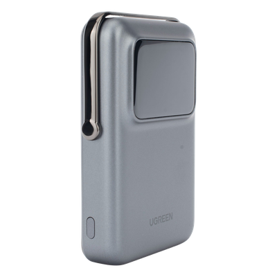 Power Bank Inalámbrico / 10000 mAh / Carga Inalámbrica 7.5W / USB-C 20W / Pantalla TFT con Emojis / Soporte Plegable / Succión Magnética 10N - Image 4
