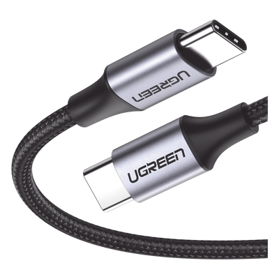 Cable USB-C a USB-C / 1 Metro (3.28 Pies) / 60W PD / 480 Mbps / Nylon Trenzado / Aluminio Cable USB-C a USB-C / 1 Metro (3.28 Pies) / 60W PD / 480 Mbps / Nylon Trenzado / Aluminio