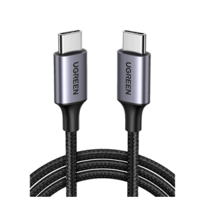 Cable USB-C a USB-C / 2 Metros (6.56 Pies) / 60W PD3.0 / 480 Mbps / Nylon Trenzado / Aluminio Cable USB-C a USB-C / 2 Metros (6.56 Pies) / 60W PD3.0 / 480 Mbps / Nylon Trenzado / Aluminio