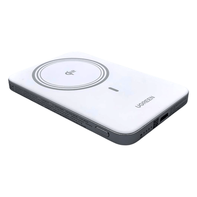 Power Bank Magnético Inalámbrico / 5000 mAh / 15W MagSafe y Qi / 20W USB-C PD 3.0 / Carga Simultánea / Ultrafino 8.6 mm (0.34 in) Power Bank Magnético Inalámbrico / 5000 mAh / 15W MagSafe y Qi / 20W USB-C PD 3.0 / Carga Simultánea / Ultrafino 8.6 mm (0.34 in)