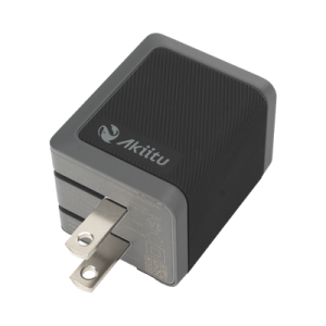 Cargador GaN III / 35W Total / USB-C PD 35W + USB-A 22.5W / Carga Simultánea / Enchufe Plegable / 6 Capas de Protección