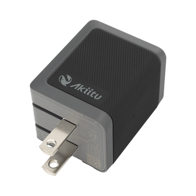 Cargador GaN III / 35W Total / USB-C PD 35W + USB-A 22.5W / Carga Simultánea / Enchufe Plegable / 6 Capas de Protección Cargador GaN III / 35W Total / USB-C PD 35W + USB-A 22.5W / Carga Simultánea / Enchufe Plegable / 6 Capas de Protección