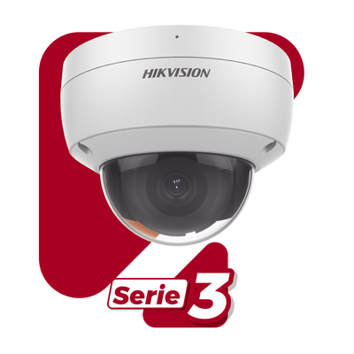Domo IP 5 Megapixel / Lente 2.8 mm / 40 mts IR / IP67 / IK10 / Microfono Integrado / Entrada/Salida Alarma / Captura Facial / ONVIF / AcuSense / Micro SD / DarkFighter - Image 2
