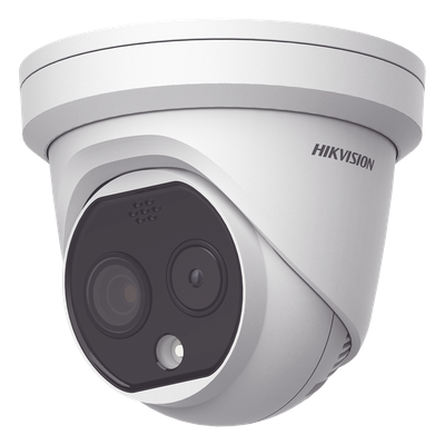 Turret IP Dual / Térmica 1.8 mm (160 x 120) / Óptico 2 mm (4 Megapixel) / Detección de Personas 53 mts / 15 mts IR / Exterior IP67 / PoE / Termométrica / Detección de Temperatura / Sirena y Luz / Micro SD 32 GB Incluida Turret IP Dual / Térmica 1.8 mm (160 x 120) / Óptico 2 mm (4 Megapixel) / Detección de Personas 53 mts / 15 mts IR / Exterior IP67 / PoE / Termométrica / Detección de Temperatura / Sirena y Luz / Micro SD 32 GB Incluida