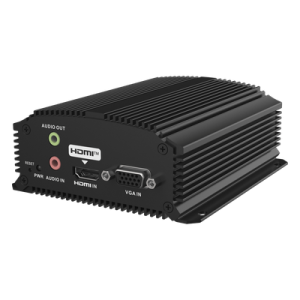 Codificador de Vídeo IP / 4K / H.265 / Entrada HDMI y VGA / Audio / RS-485 / Micro SD 128 GB Codificador de Vídeo IP / 4K / H.265 / Entrada HDMI y VGA / Audio / RS-485 / Micro SD 128 GB