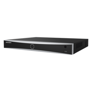 (ACUSENSE / Evita Falsas Alarmas) NVR 12 Megapixel (4K) / Reconocimiento Facial / 8 Canales IP / Base de Datos / 8 Puertos PoE+ / 2 Bahías de Disco Duro / Switch PoE 300 mts Modo Extendido
