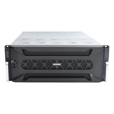 NVR 12 Megapixel (4K) / 256 canales IP / 24 Bahías de Disco Duro / 4 Puertos de Red / Soporta RAID con Hot Swap / NVR NVR 12 Megapixel (4K) / 256 canales IP / 24 Bahías de Disco Duro / 4 Puertos de Red / Soporta RAID con Hot Swap / NVR