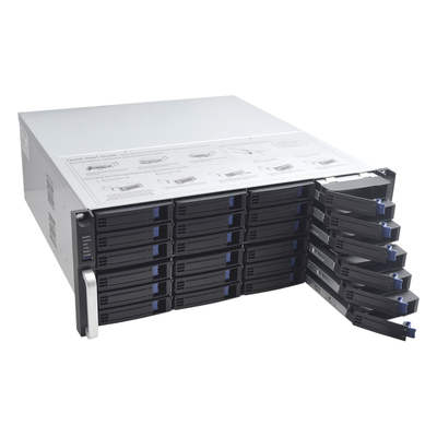 NVR 12 Megapixel (4K) / 256 canales IP / 24 Bahías de Disco Duro / 4 Puertos de Red / Soporta RAID con Hot Swap / NVR - Image 2
