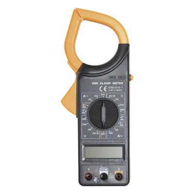 Pinza Amperimétrica Digital / 1000 A CA / 600 V CA/CC / 1999 Cuentas / Pinza 57 mm (2.09′) / CAT II Pinza Amperimétrica Digital / 1000 A CA / 600 V CA/CC / 1999 Cuentas / Pinza 57 mm (2.09′) / CAT II