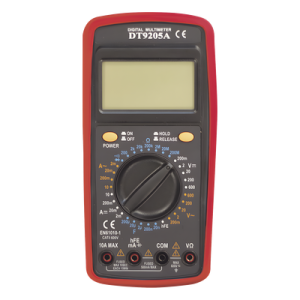 Multímetro Digital / 600 V CC/CA CAT II / 1999 Recuentos / LCD 67 x 42 mm / Corriente 10 A / Resistencia 200 MΩ / HFE Transistores Multímetro Digital / 600 V CC/CA CAT II / 1999 Recuentos / LCD 67 x 42 mm / Corriente 10 A / Resistencia 200 MΩ / HFE Transistores