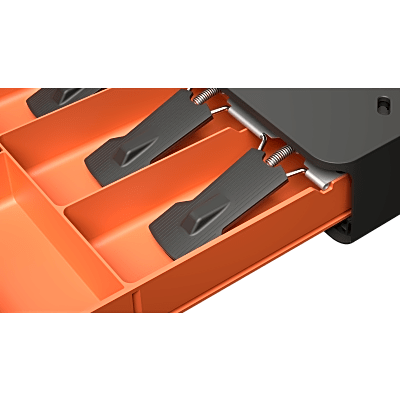 Cajón de Efectivo Compacto / ABS de Alta Resistencia / 3 Posiciones de Bloqueo / Voltaje Autoajustable 9V-28V / 1,000,000+ Operaciones / Carga 10 kg / Ruido <50 dB - Image 6