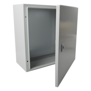 Gabinete de Acero para Intemperie / IP66 / IK10 / 400 x 400 x 200 mm / Carga 30 kg / Placa Trasera Gabinete de Acero para Intemperie / IP66 / IK10 / 400 x 400 x 200 mm / Carga 30 kg / Placa Trasera
