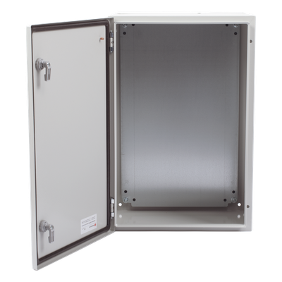 Gabinete de Acero IP66 / 400 x 600 x 250 mm / IK10 / Placa Trasera Metálica 2 mm / Cerradura con Llave / Tapa Inferior Atornillable - Image 5