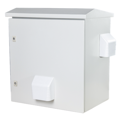 Gabinete de Acero para Exterior / IP55 / IK10 / Ventilación con Ventilador 110 VCA / 593 x 609 x 399 mm (1.95 x 2.0 x 1.31 ft) / Placa Trasera Galvanizada 550 x 565 mm - Image 3