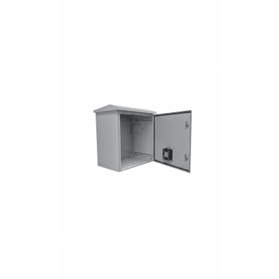Gabinete de Acero para Exterior / IP55 / IK10 / Ventilación con Ventilador 110 VCA / 593 x 609 x 399 mm (1.95 x 2.0 x 1.31 ft) / Placa Trasera Galvanizada 550 x 565 mm - Image 4