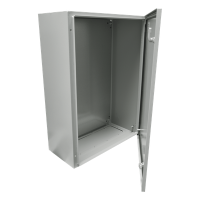 Gabinete de Acero para Intemperie / IP66 / IK10 / 500 x 700 x 250 mm / Placa Trasera Galvanizada / Cerradura con Llave - Image 6