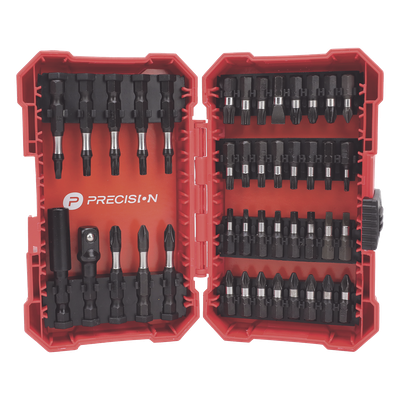 Juego de Puntas para Taladro / 42 Piezas / Entrada Hexagonal 1/4″ / Acero S2 / Estuche Resistente a Impactos Juego de Puntas para Taladro / 42 Piezas / Entrada Hexagonal 1/4″ / Acero S2 / Estuche Resistente a Impactos