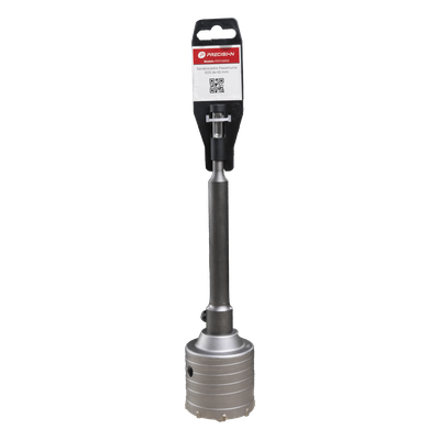 Broca Pasamuros SDS / 50 mm Diámetro / 220 mm Longitud / Triple Filo / Carburo de Cobalto / Concreto Broca Pasamuros SDS / 50 mm Diámetro / 220 mm Longitud / Triple Filo / Carburo de Cobalto / Concreto