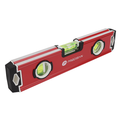 Nivel Magnético Tipo Torpedo / 9″ (228 mm) / Triple Burbuja / Aluminio con TPR / Exactitud 1.0 mm/m / Imán Integrado Nivel Magnético Tipo Torpedo / 9″ (228 mm) / Triple Burbuja / Aluminio con TPR / Exactitud 1.0 mm/m / Imán Integrado