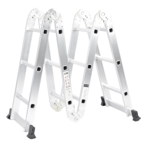 Escalera Multiposiciones / Aluminio / 3.52 m (11.55 ft) / Carga 150 kg / 4 Configuraciones / Resistente a la Corrosión