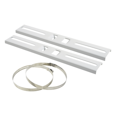 Montaje de Metal para Poste Universal / Ajuste 115-280 mm / Carga 30 kg / Ángulo 45° / Acero con Pintura Electroestática / 300×44 mm (0.98×0.14 ft) Montaje de Metal para Poste Universal / Ajuste 115-280 mm / Carga 30 kg / Ángulo 45° / Acero con Pintura Electroestática / 300×44 mm (0.98×0.14 ft)