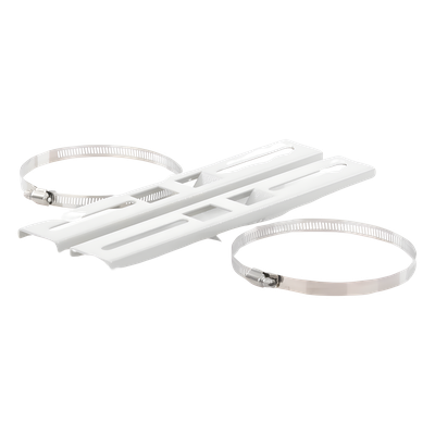 Montaje de Metal para Poste Universal / Ajuste 115-280 mm / Carga 30 kg / Ángulo 45° / Acero con Pintura Electroestática / 300x44 mm (0.98x0.14 ft) - Image 3