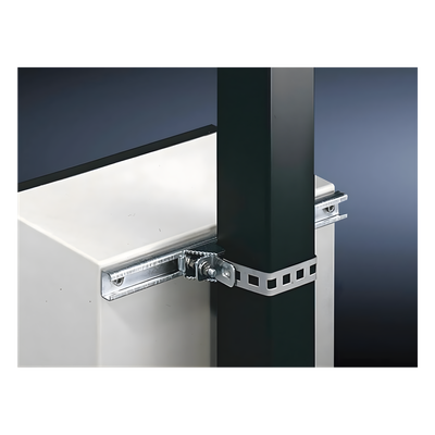 Herrajes Metálicos para Fijación / Gabinetes hasta 80 cm / Postes Cuadrados o Circulares / Acero Galvanizado / Correa 880 mm / 2 Piezas Herrajes Metálicos para Fijación / Gabinetes hasta 80 cm / Postes Cuadrados o Circulares / Acero Galvanizado / Correa 880 mm / 2 Piezas