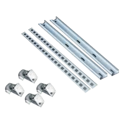 Herrajes Metálicos para Fijación / Gabinetes hasta 80 cm / Postes Cuadrados o Circulares / Acero Galvanizado / Correa 880 mm / 2 Piezas - Image 2