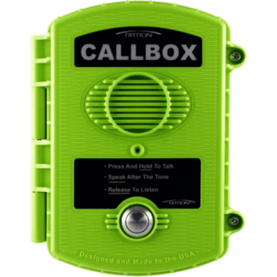 Callbox Inalámbrico UHF / Frecuencia 450-470 MHz / Gabinete IP57 Policarbonato / Alimentación Baterías D o Externa / Antena Interna Ajustable / Botón PTT Antivandálico - Image 4